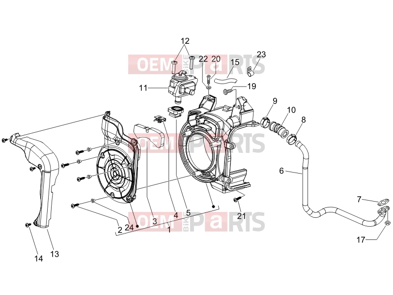 derbi Sonar 125 Engine » Secondary air box