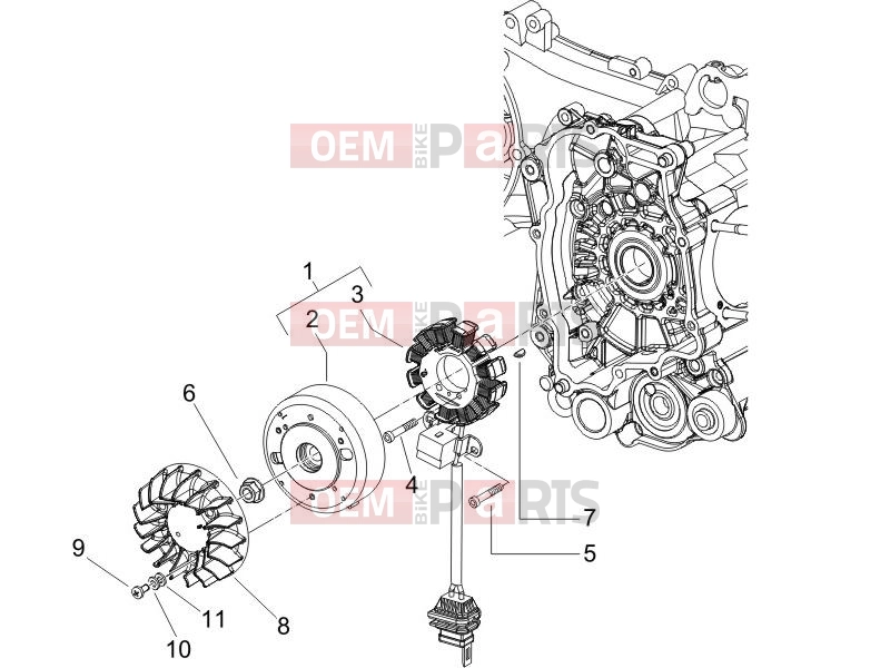 derbi Sonar 125 Engine » Flywheel magneto