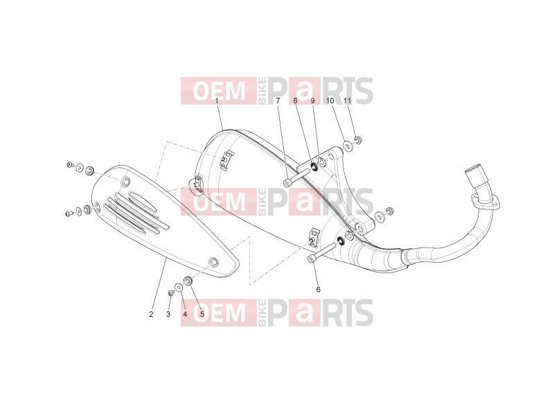 derbi Sonar 125 Engine » Silencer