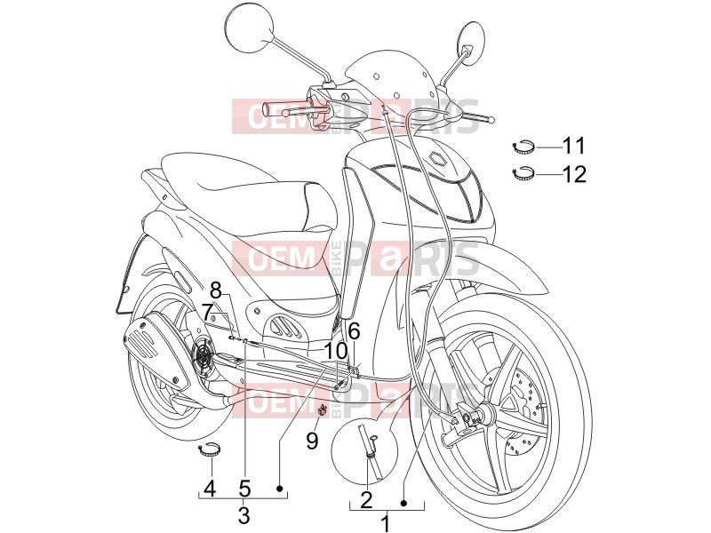 derbi Sonar 150 Braking system - Transmissions » Transmissions