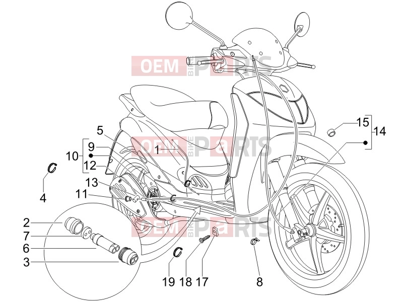 derbi Sonar 50 2T Braking system - Transmissions » Transmissions