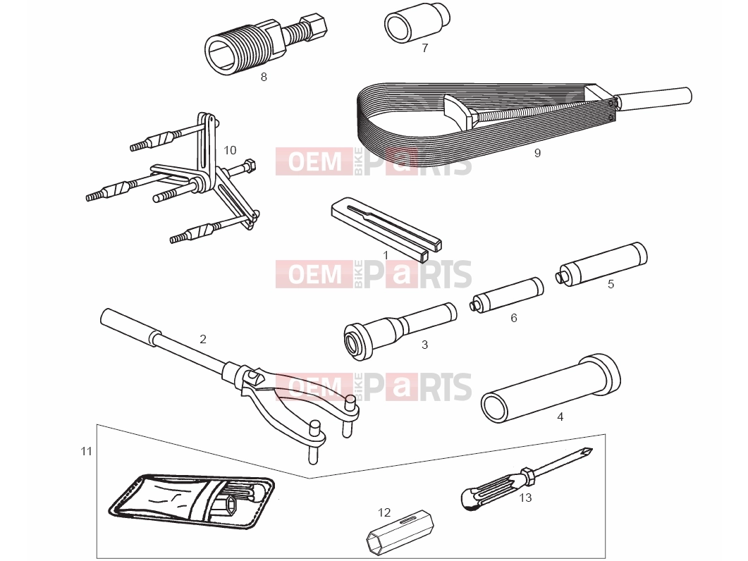 derbi Variant Courier 50 Tables » Accessories