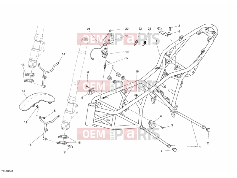DUCATI 2008 Sportclassic GT1000 FRAME » FRAME