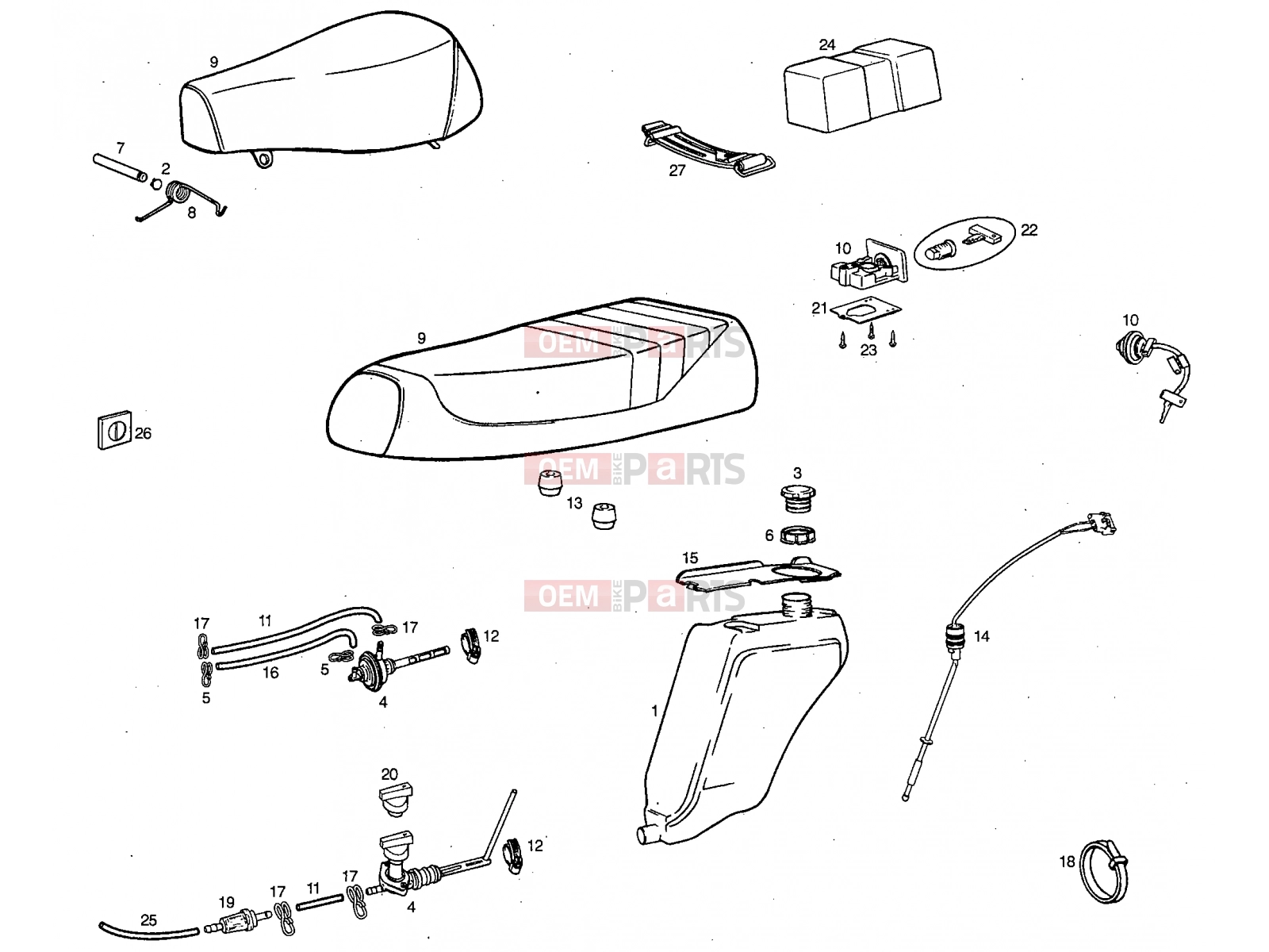 derbi Variant Start-Stop 50 Tables » Tank