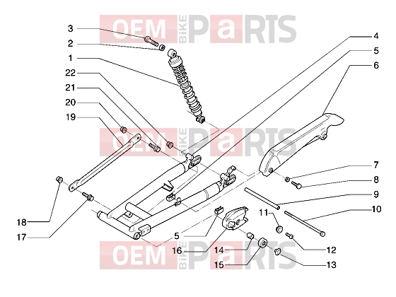 gilera Coguar Chassis » Big fork