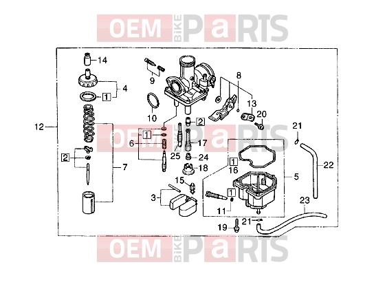 gilera Coguar Engine » Carburettor