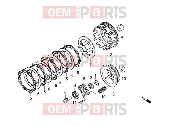 gilera Coguar Engine » Clutch