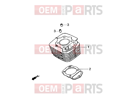 gilera Coguar Engine » Cylinder