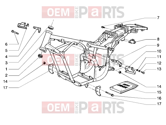 gilera Coguar Chassis » Frame