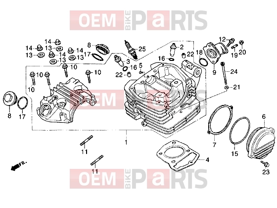 gilera Coguar Engine » Head