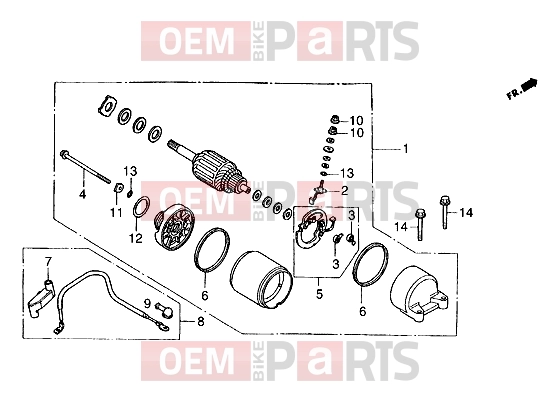 gilera Coguar Engine » Starting motor
