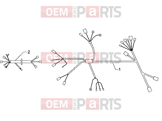 gilera DNA 125 Electrical system » Cable harness