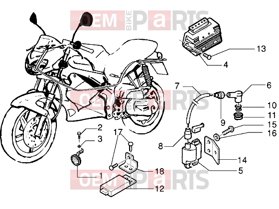 gilera DNA 180 Electrical system » Electrical devices