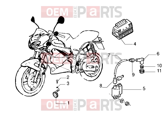 gilera DNA 50 Electrical system » Electrical devices