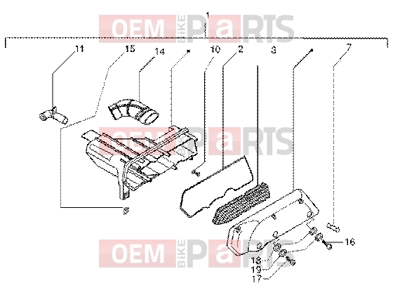 gilera DNA GP Experience Engine » Air cleaner