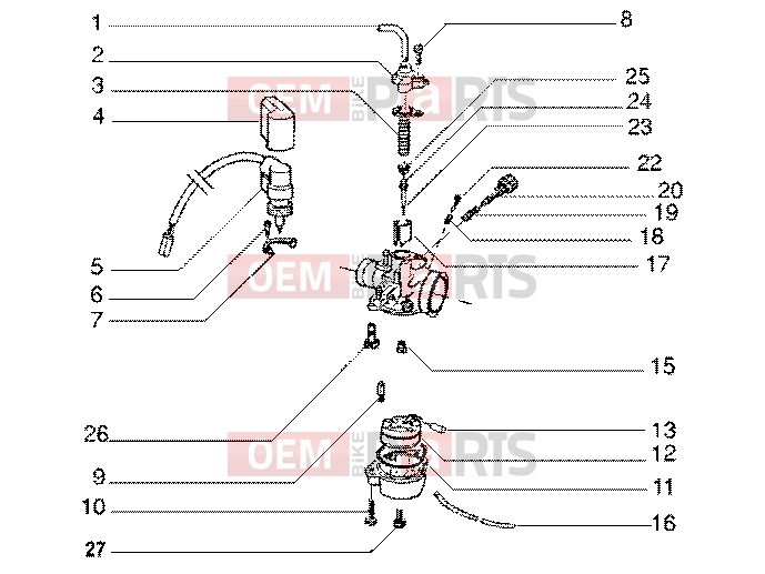 gilera DNA GP Experience Engine » Carburettor