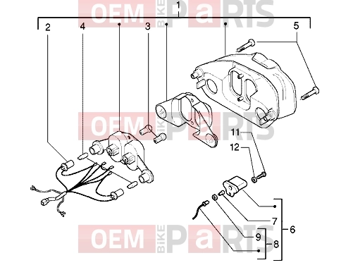 gilera DNA GP Experience Electrical system » Rear tail lamp
