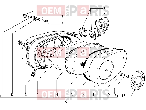gilera Eaglet Chassis » Big fork