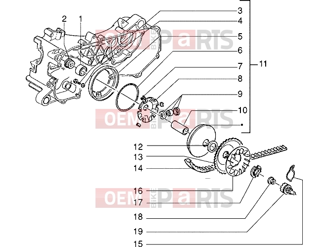 gilera Easy Moving Engine » Driving pulley