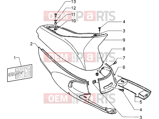 gilera Easy Moving Chassis » Side covers