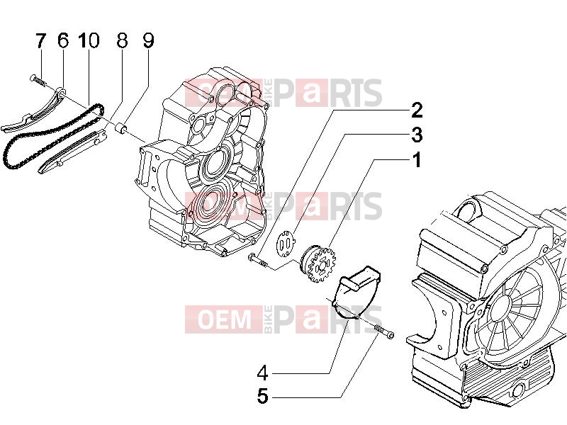 gilera 2013 Fuoco 500 Engine » Oil pump