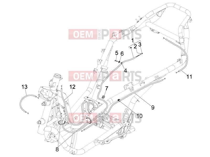 gilera 2013 Fuoco 500 Braking system - Transmissions » Transmissions