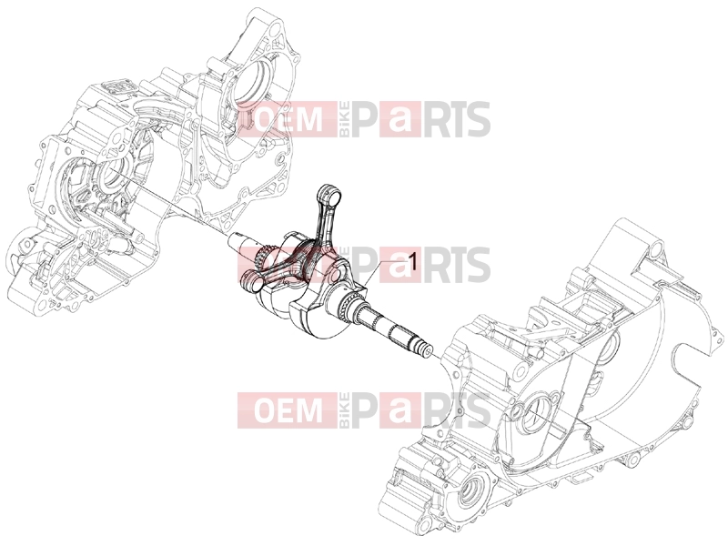 gilera 2009 GP 800 Engine » Crankshaft
