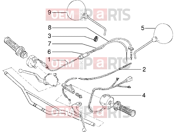 gilera GSM Transmissions » Transmissions-switch-Driving mirror