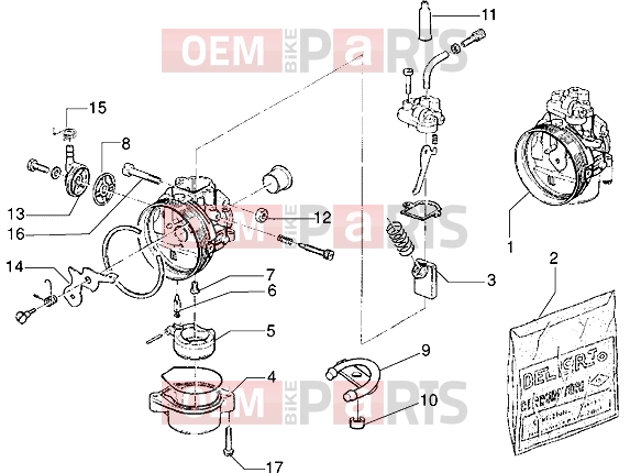 gilera H@k Engine » Carburettor