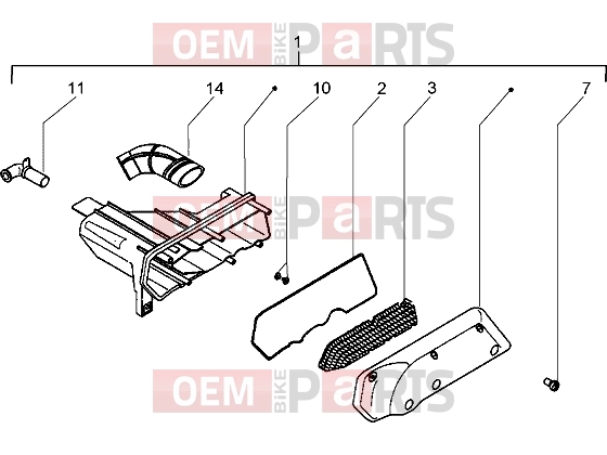 gilera Ice Engine » Air cleaner