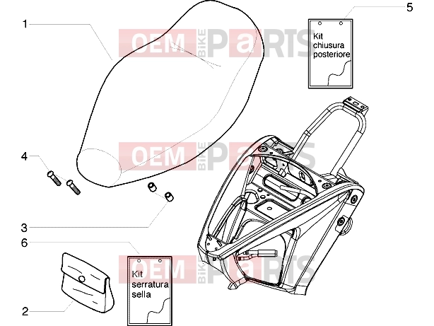 gilera Ice Chassis » Saddle