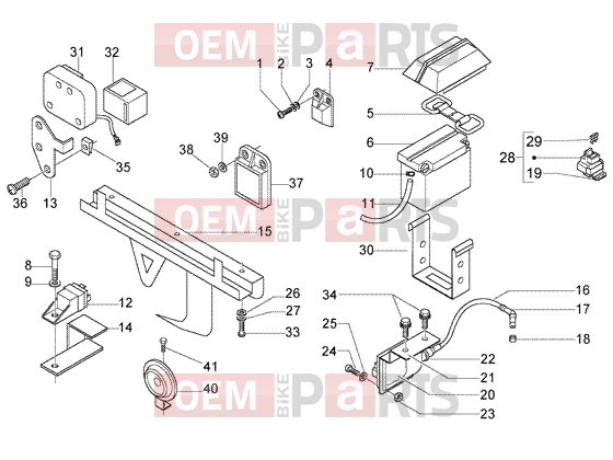 gilera Nexus 500 Electrical system » Electrical Device-Battery