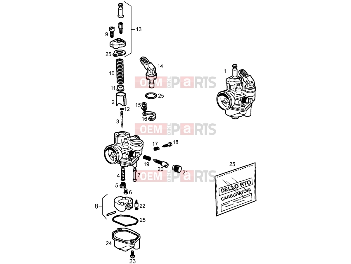 gilera RCR Engine » Carburator