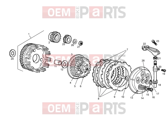 gilera RCR Engine » Clutch