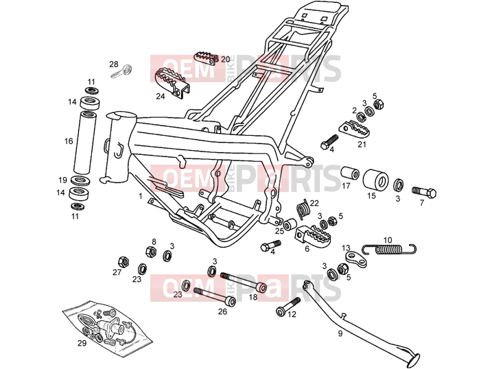 gilera RCR Chassis » Frame