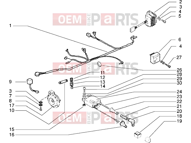 gilera RK 50 Electrical system » Electrical devices