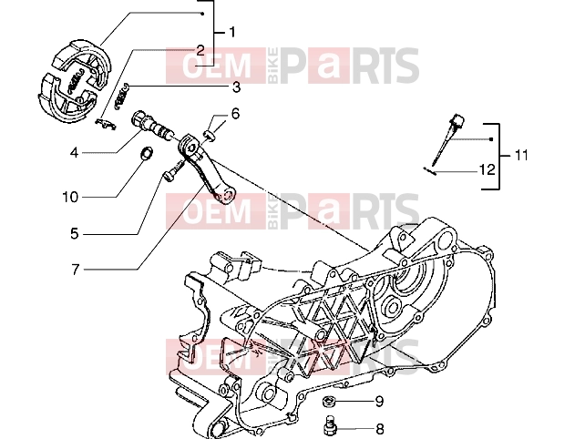 gilera Runner 50 2T Engine » Brake lever