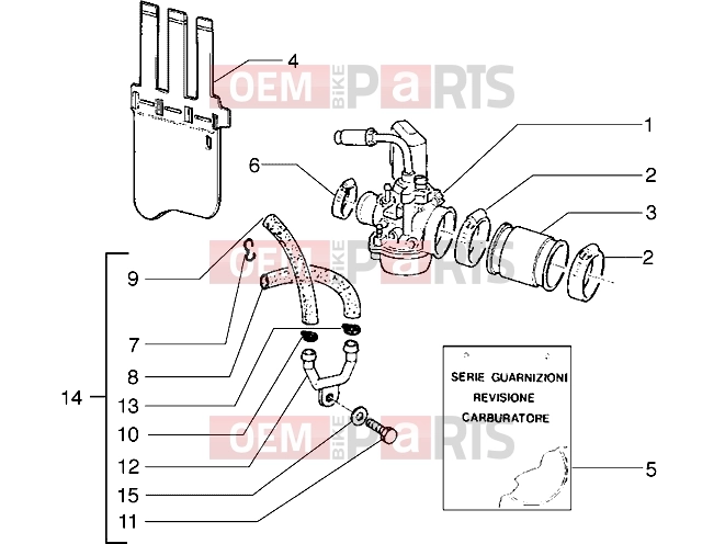 gilera Runner 50 2T Engine » Carburettor