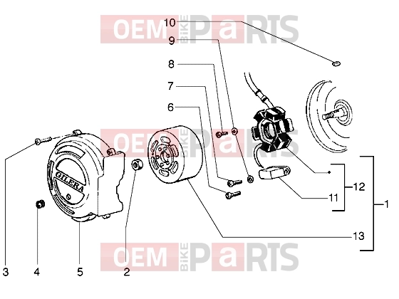 gilera Runner 50 2T Engine » Flywheel magneto