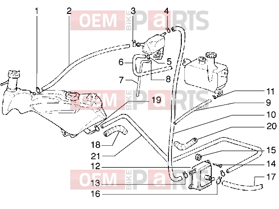gilera Runner 50 2T Chassis » Supply system