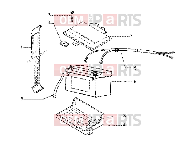gilera Runner 125 FX 2T Electrical system » Battery