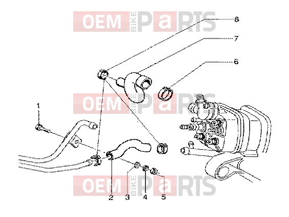 gilera Runner 125 FX 2T Chassis » Cooling system