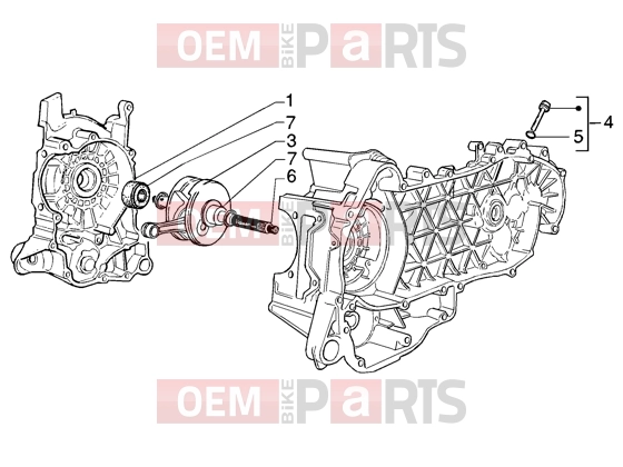 gilera Runner 125 VX 4T Engine » Crankshaft