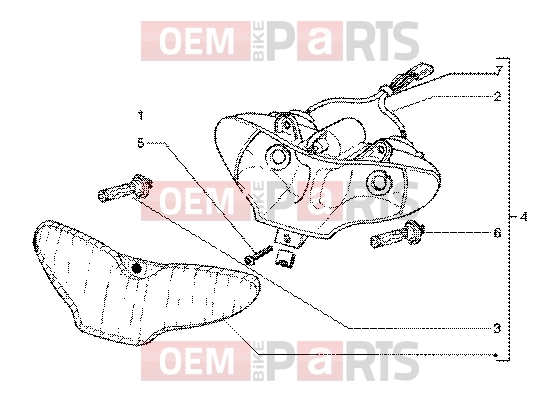 gilera Runner 180 FXR 2T Electrical system » Optical unit