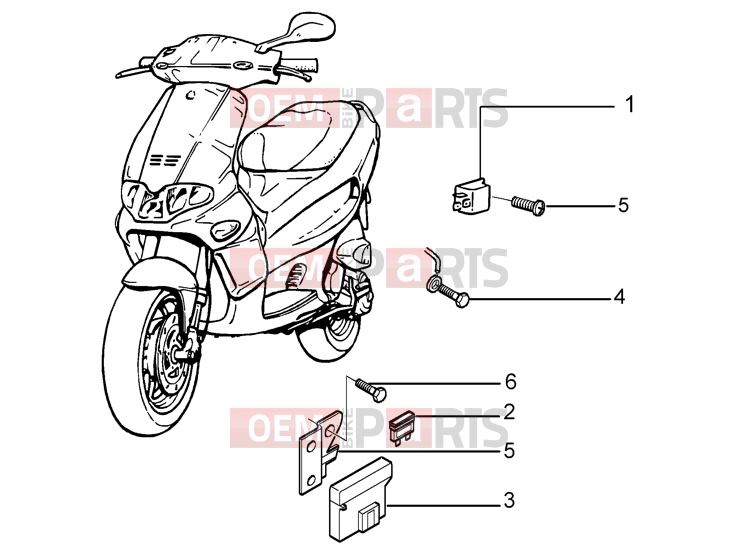 gilera Runner 50 Purejet Electrical system » Electrical devices