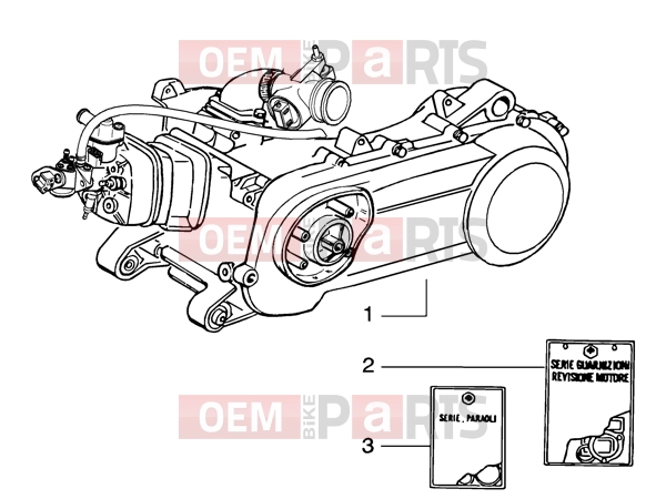 gilera Runner 50 Purejet Engine » Engine