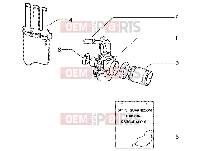 gilera Runner 50 SP Engine » Carburettor