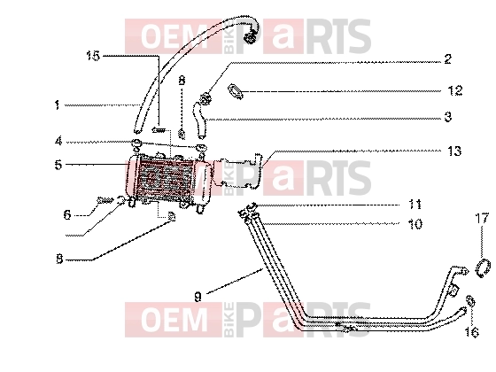 gilera Runner 50 SP Chassis » Cooling system