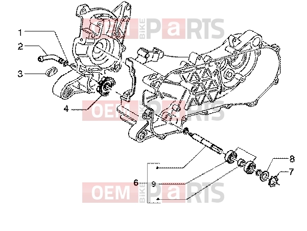 gilera Runner 50 SP Engine » Water pump
