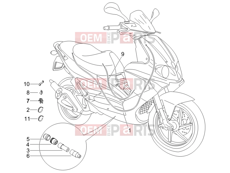 gilera 2007 Runner 50 SP -SC- Braking system - Transmissions » Transmissions